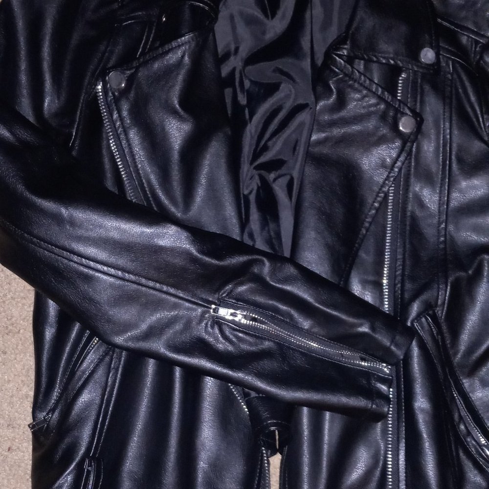 Vegan leather jacket